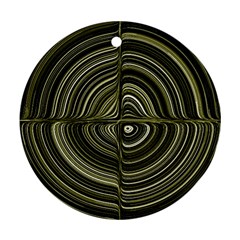 Electric Field Art Xxxii Ornament (round) by okhismakingart
