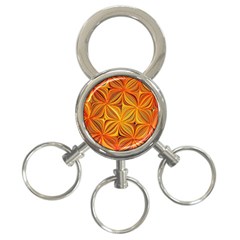 Electric Field Art Xlv 3-ring Key Chains by okhismakingart