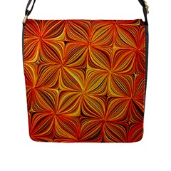 Electric Field Art Xlv Flap Closure Messenger Bag (l) by okhismakingart