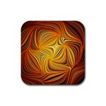 Electric Field Art LI Rubber Coaster (Square) 