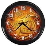 Electric Field Art LI Wall Clock (Black)