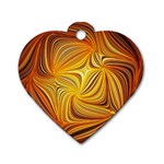 Electric Field Art LI Dog Tag Heart (One Side)