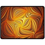 Electric Field Art LI Double Sided Fleece Blanket (Large) 