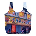 Coney Island Freak Show Full Print Recycle Bag (L) Front