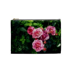 Summer Roses Cosmetic Bag (medium) by okhismakingart