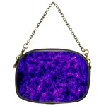Queen Annes Lace in Blue and Purple Chain Purse (Two Sides) Back
