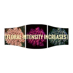 Floral Intensity Increases  Stretchable Headband by okhismakingart