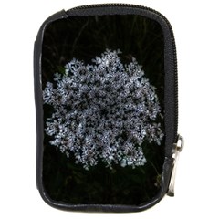 Queen Annes Lace In White Compact Camera Leather Case by okhismakingart