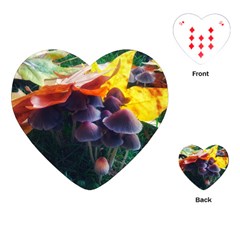 Mushrooms Playing Cards (heart) by okhismakingart