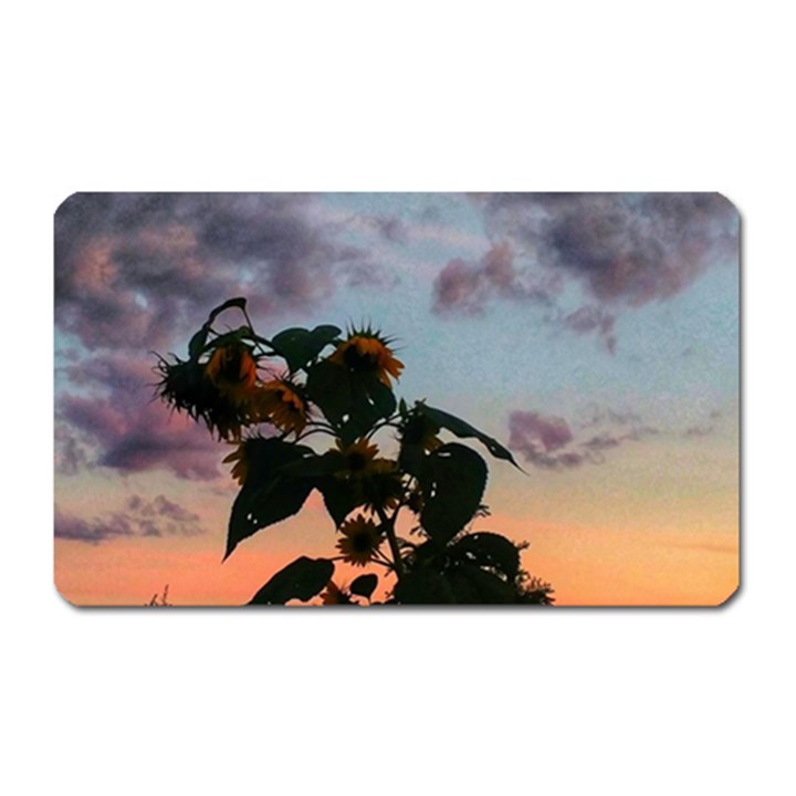 Sunflower Sunset Magnet (Rectangular)