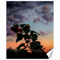 Sunflower Sunset Canvas 16  X 20  by okhismakingart