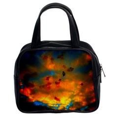 Tie-dye Sky Classic Handbag (two Sides) by okhismakingart