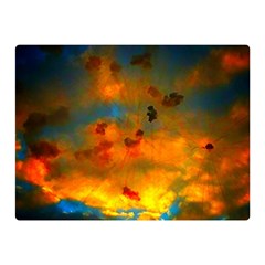 Tie-dye Sky Double Sided Flano Blanket (mini)  by okhismakingart