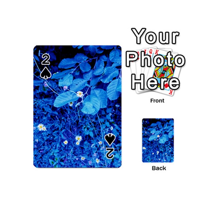 Blue Daisies Playing Cards 54 (Mini)