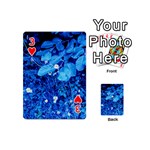 Blue Daisies Playing Cards 54 (Mini) Front - Heart3
