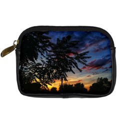 Sumac Sunset Digital Camera Leather Case by okhismakingart