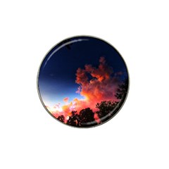 Deep Blue Sunset Hat Clip Ball Marker (4 Pack) by okhismakingart