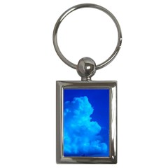 Deep Blue Clouds Key Chains (rectangle)  by okhismakingart