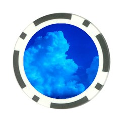 Deep Blue Clouds Poker Chip Card Guard (10 Pack) by okhismakingart