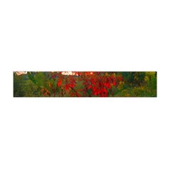 Red Weeds Flano Scarf (mini) by okhismakingart