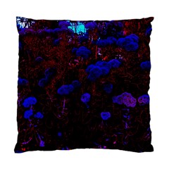 Red-edged Blue Sedum Standard Cushion Case (two Sides) by okhismakingart