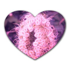 Pink Closing Queen Annes Lace Heart Mousepads by okhismakingart