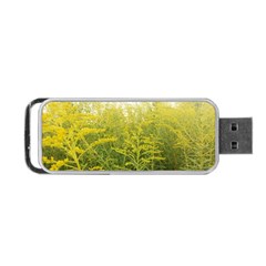 Yellow Goldenrod Portable Usb Flash (one Side) by okhismakingart