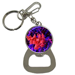 Red And Blue Sideways Sumac Bottle Opener Key Chains by okhismakingart