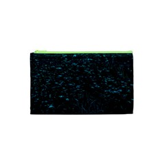 Dark Green Queen Anne s Lace Hillside Cosmetic Bag (xs) by okhismakingart