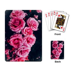 Pink Roses Ii Playing Cards Single Design by okhismakingart