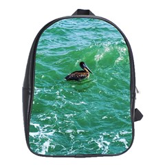 Waterbird  School Bag (xl) by okhismakingart