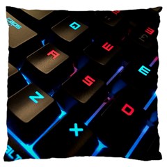 Keyboard Gamer Computer Technology Large Cushion Case (two Sides) by Pakrebo