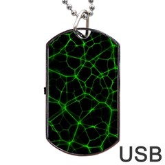 System Web Network Connection Dog Tag Usb Flash (two Sides) by Pakrebo