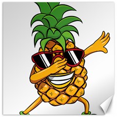 Dabbing Pineapple Sunglasses Shirt Aloha Hawaii Beach Gift Canvas 16  X 16  by SilentSoulArts