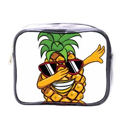 Dabbing Pineapple Sunglasses Shirt Aloha Hawaii Beach Gift Mini Toiletries Bag (one Side) by SilentSoulArts