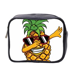 Dabbing Pineapple Sunglasses Shirt Aloha Hawaii Beach Gift Mini Toiletries Bag (two Sides) by SilentSoulArts