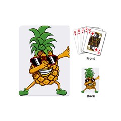Dabbing Pineapple Sunglasses Shirt Aloha Hawaii Beach Gift Playing Cards (mini) by SilentSoulArts