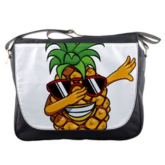 Dabbing Pineapple Sunglasses Shirt Aloha Hawaii Beach Gift Messenger Bag by SilentSoulArts