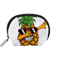 Dabbing Pineapple Sunglasses Shirt Aloha Hawaii Beach Gift Accessory Pouch (small) by SilentSoulArts