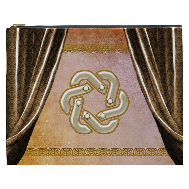 Decorative Celtic Knot Cosmetic Bag (XXXL)