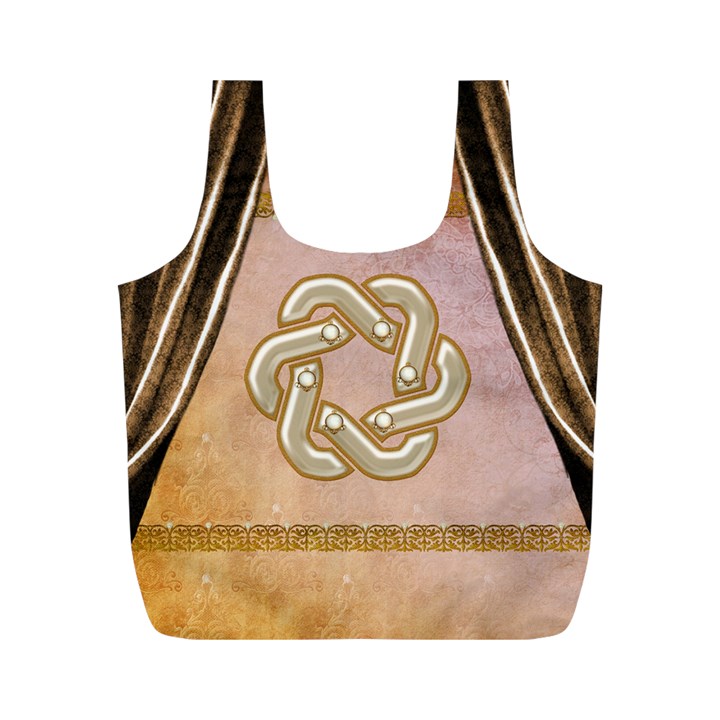 Decorative Celtic Knot Full Print Recycle Bag (M)