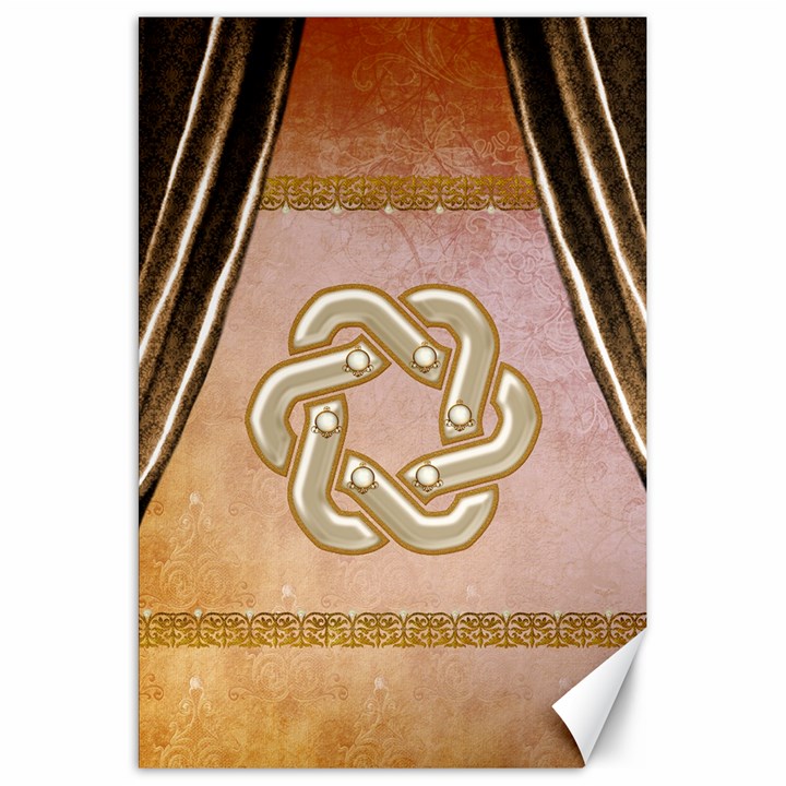 Decorative Celtic Knot Canvas 20  x 30 