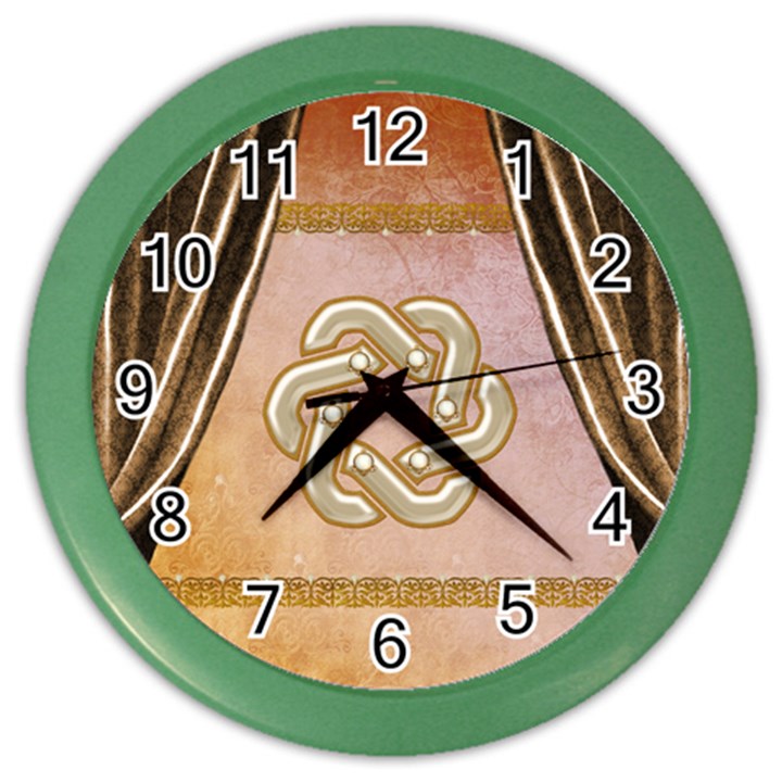 Decorative Celtic Knot Color Wall Clock