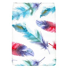 Feathers Boho Style Purple Red And Blue Watercolor Removable Flap Cover (s) by genx