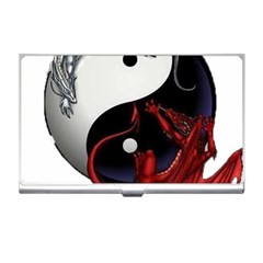 Yin And Yang Chinese Dragon Business Card Holder by Sudhe