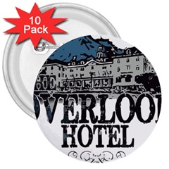 The Overlook Hotel Merch 3  Buttons (10 Pack)  by milliahood