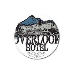 The Overlook Hotel Merch Magnet 3  (round) by milliahood
