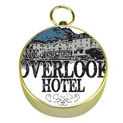 The Overlook Hotel Merch Gold Compasses by milliahood
