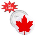 Flag of Canada, 1964 1.75  Buttons (10 pack)