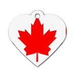 Flag of Canada, 1964 Dog Tag Heart (Two Sides)